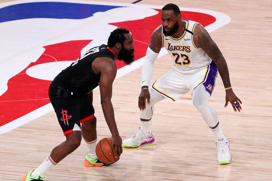 James Harden gegen LeBron James