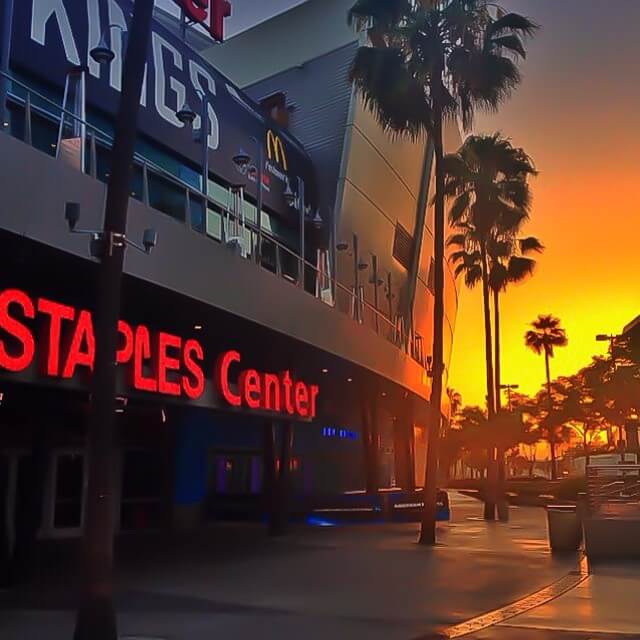 Das Staples Center in Los Angeles