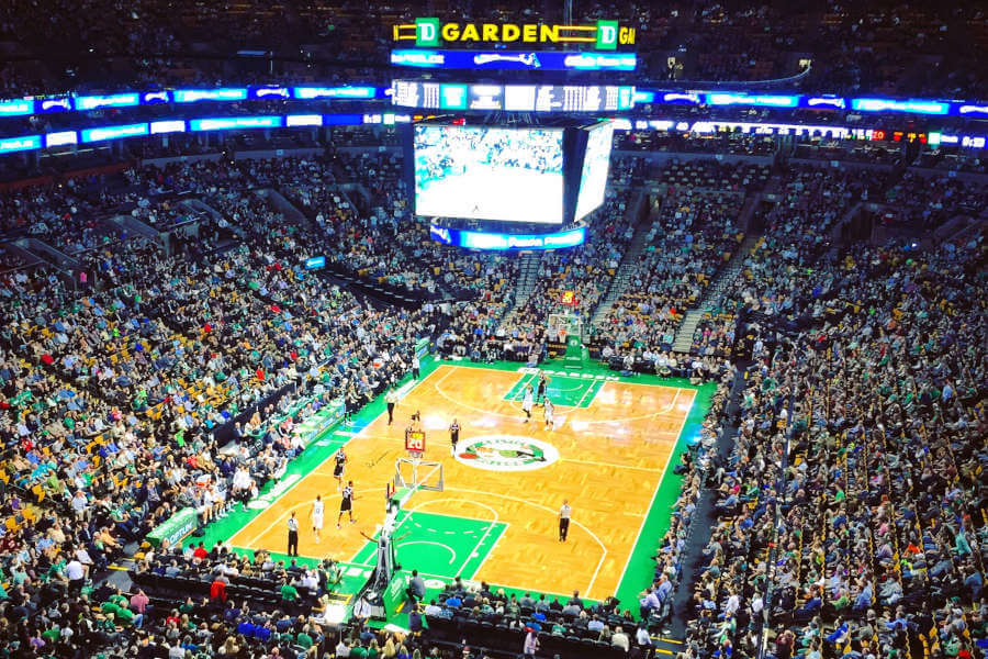 Die Halle der Boston Celtics.