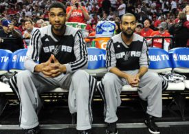 Tim Duncan und Tony Parker
