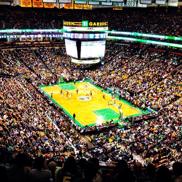 Boston Celtics in eigener Halle