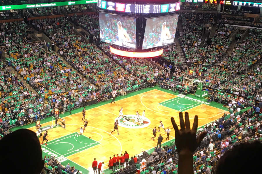 Spiel der Boston Celtics