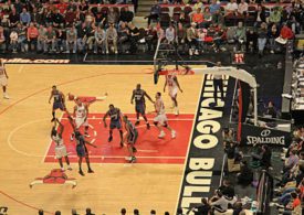 Die Chicago Bulls bei einem Heimspiel