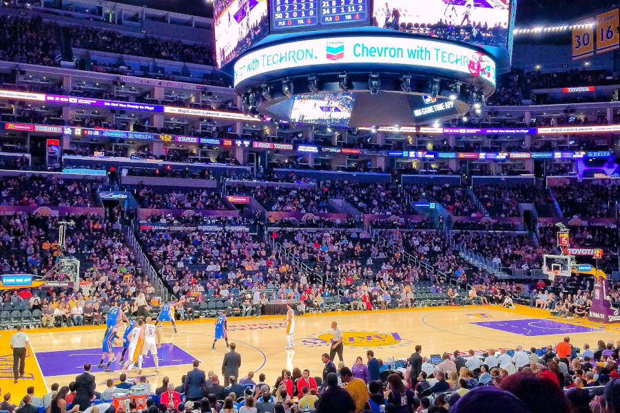 Das Stadion der Lakers