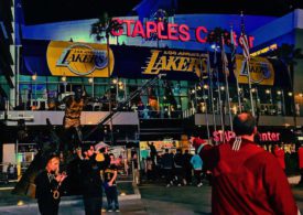 Das Staples Center der Los Angeles Lakers