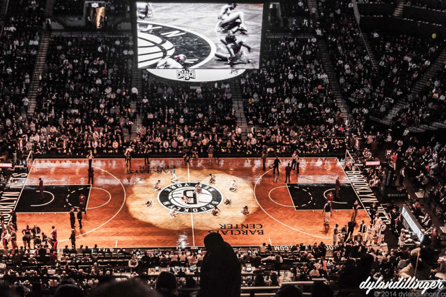 Basketballhalle der Brooklyn Nets