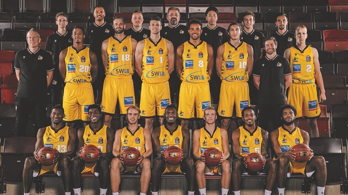 Teamfoto der MHP RIESEN Ludwigsburg in der Saison 2020/21