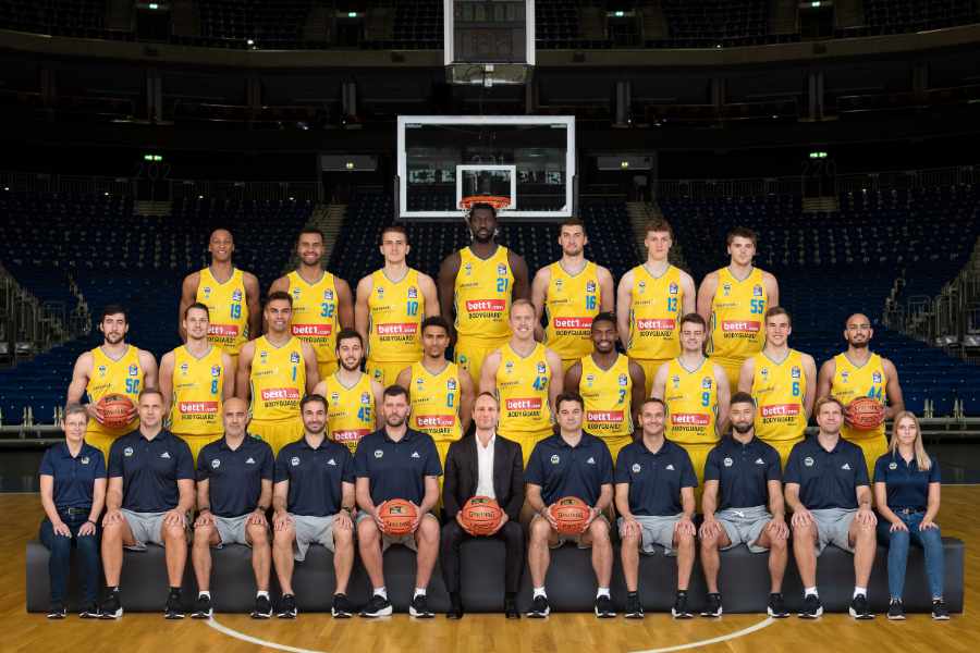 Teamfoto von Alba Berlin