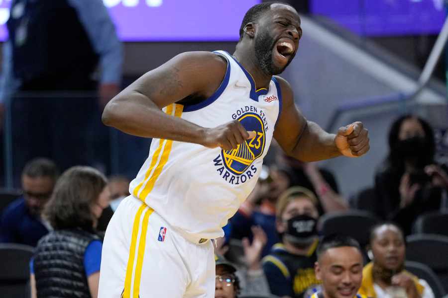 Draymond Green von den Golden State Warriors schreit