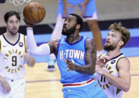 John Wall im Spiel Houston Rockets vs Indiana Pacers