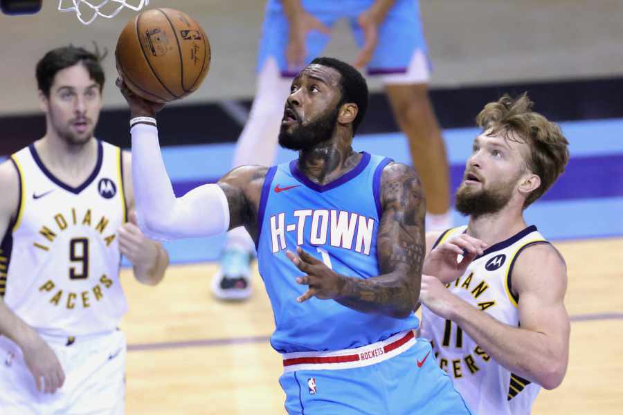 John Wall im Spiel Houston Rockets vs Indiana Pacers