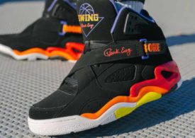 Nahaufnahme des Ewing Hi 33 Schuhs