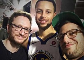 Selfie von Steph Curry