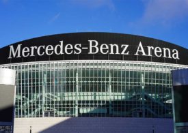 Das Mercedes Benz Stadion in Berlin