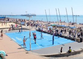 Der Brighton Basketball Court in England