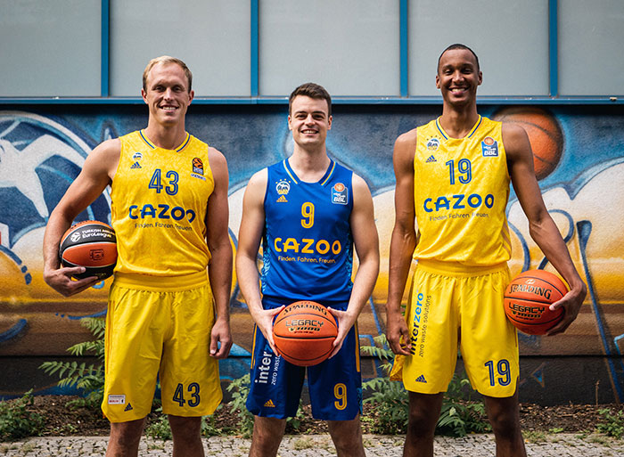 Alba Berlin Trikotpraesentation 2022-23 Jan Buchholze