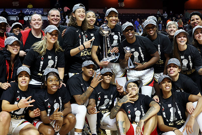 Las Vegas Aces holen ihren ersten WNBA Championship Titel