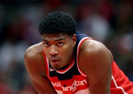 Der Basketballspieler Rui Hachimura von der Mannschaft Washington Wizard