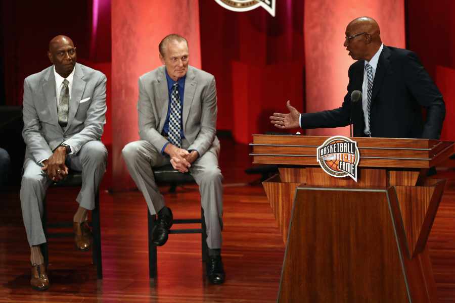 Hall Of Fame Zeremonie: Spencer Haywood und Rick Barry