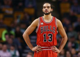 Der Basketballspieler Joakim Noah von den Chicago Bulls