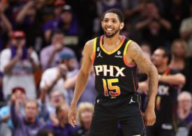 Cameron Payne von den Phoenix Suns grinst