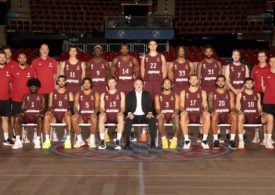 Teamfoto einer Basketballmannschaft