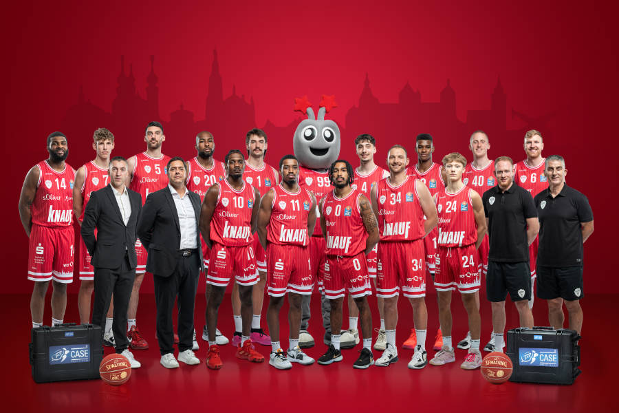 Teamfoto der Würzburg Baskets